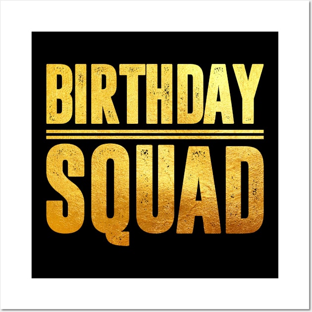 Birthday Squad Wall Art by CardRingDesign